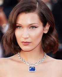 Bella Hadid em Cannes: makes mais penteados para corte de cabelo lob