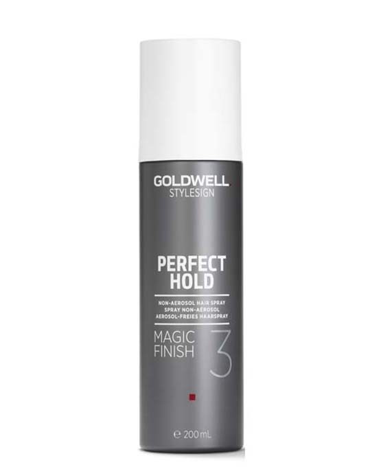 "spray de cabelo para finalizar penteado Goldwell"