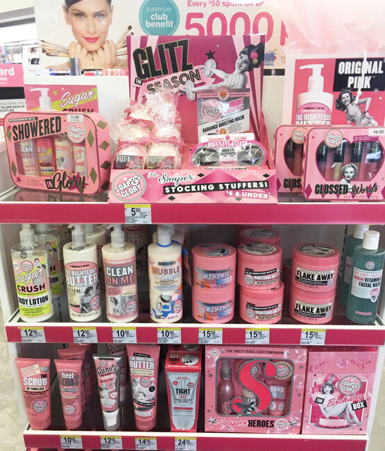 produtos de beleza soap & glory