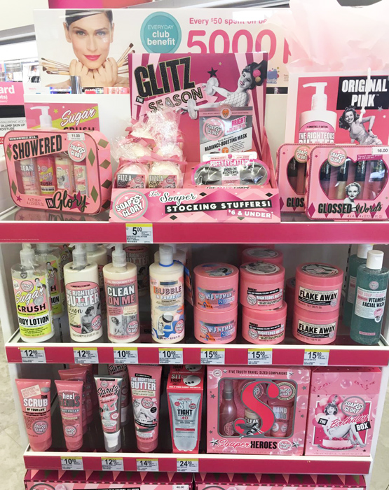 produtos de beleza soap & glory