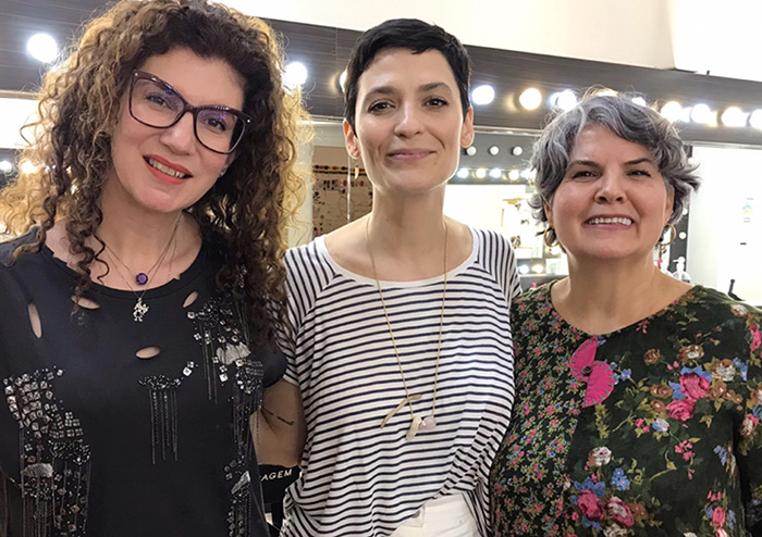 Maria Cecília Prado, Vanessa Rozan e Vania Rozan