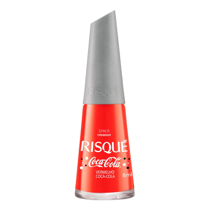 esmalte vermelho coca-cola Risqué