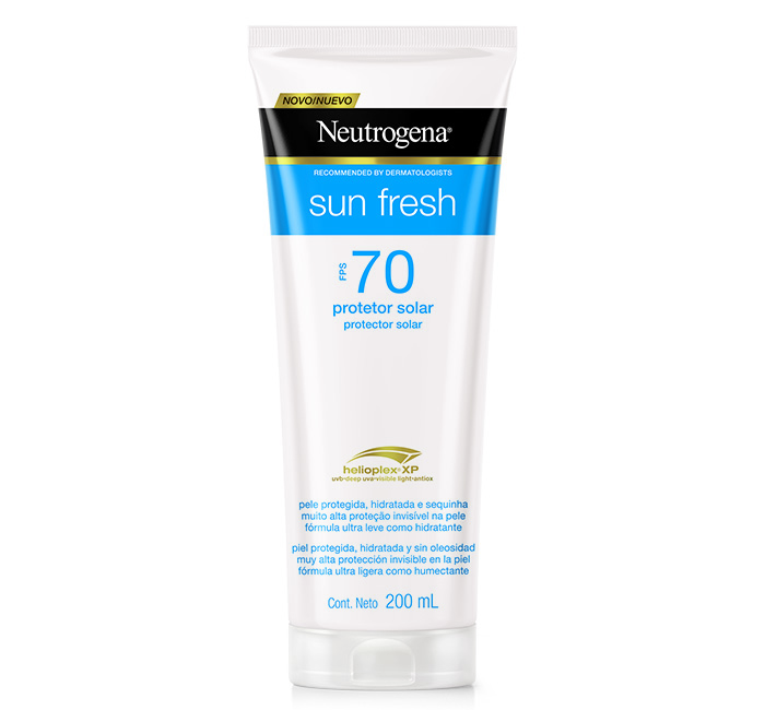 protetor solar corporal Neutrogena Sun Fresh 70