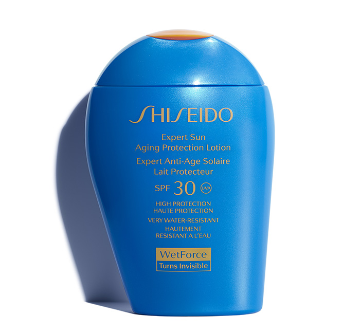 protetor solar à prova d'água Shiseido