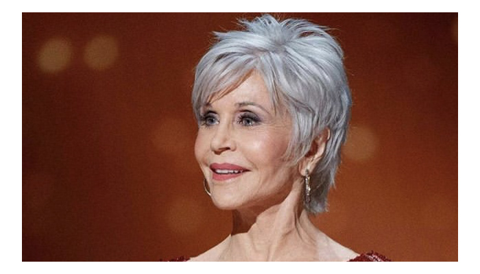 Jane Fonda cabelo branco Oscar