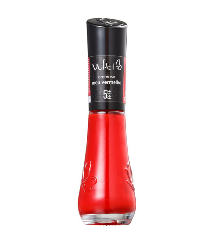 esmalte vermelho Vult melhores produtos de maquiagem