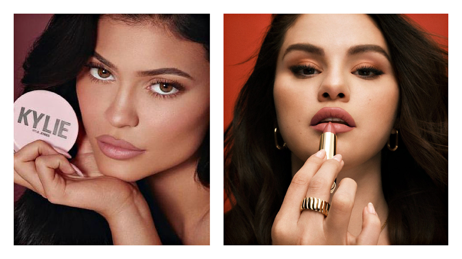 Influencers Selena Gomez e Kylie Jenner