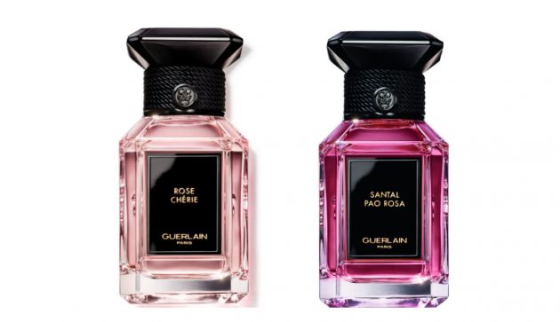 Perfumes Guerlain Rose Chérie e Santal Pao Rosa